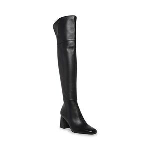 Steve Madden Black Over the Knee Boots